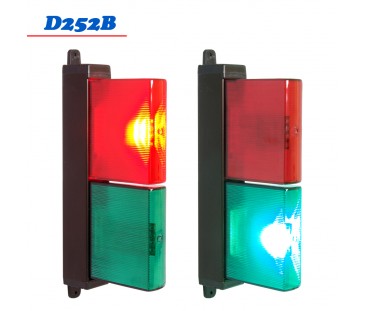 D252B - Semáforo Duas Cores Com Visualização Bilateral D252B - Semáforo Duas Cores Com Visualização Bilateral