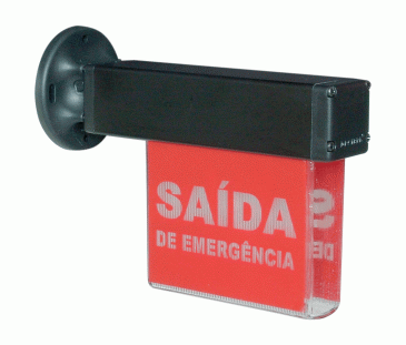 D255 - Sinalizador de Saída de Emergência D255 - Sinalizador de Saída de Emergência