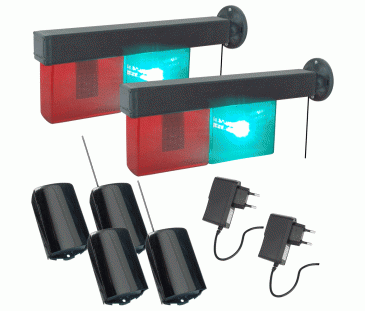 Kit D252 RF - Semáforo Automático para entrada e saída de veiculos. (SEM FIO). Kit D252 RF - Semáforo Automático para entrada e saída de veiculos. (SEM FIO).