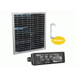 Kit Painel Solar Fotovoltaico E Controlador De Carga