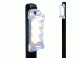D229 - Luminária Balizadora 12 VDC com 3 Led’s e Haste 50 cm