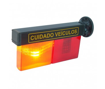 D251 - Sinalizador LED Pisca Pisca com Buzzer - Lei N°16.809