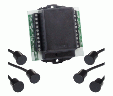 D50-7 Sensor De Barreira Para Embutir, Feixe Triplo, Digital e Microcontrolado.
