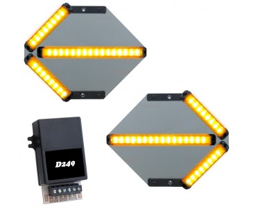 D272C - Dois Sinalizadores Seta Led + Central De Efeitos D272C - Dois Sinalizadores Seta Led + Central De Efeitos