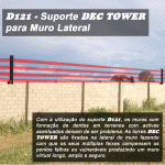 D121 - Suporte DEC TOWER para muros.