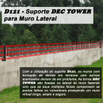 D121 - Suporte DEC TOWER para muros.